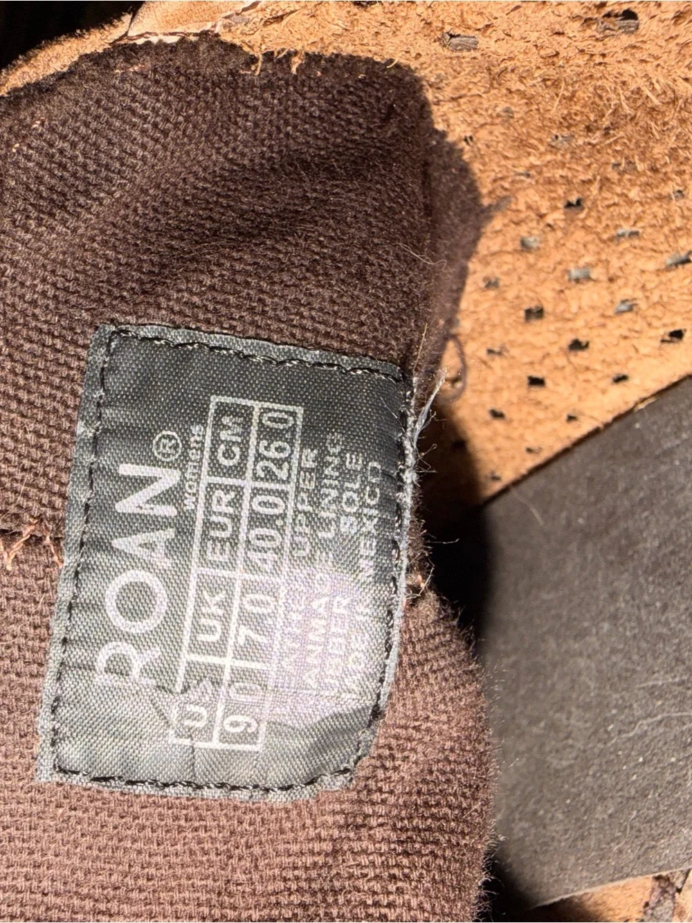 ROAN taupe leather